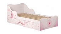 Кровать детская одинарная с ящиком (компл.1) Принцесса №5